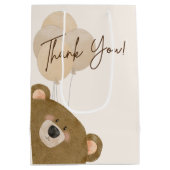 Schattige Beer We kunnen nauwelijks wachten op gen Medium Cadeauzakje (Achterkant)