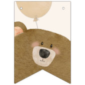 Schattige Beer We kunnen nauwelijks wachten op gen Vlaggetjes (Eerste vlag)