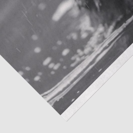 Schattige Beer zwart-wit decoupage Tissuepapier (Detail)