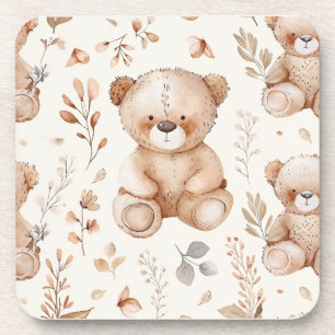 Schattige Beige Baby Beer Bier Onderzetter