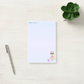 Schattige beige kat post-it® notes (Kantoor)
