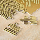 Schattige bejaard paar dansen legpuzzel (Zijkant)