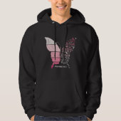Schattige ben ik de overlevende van de borstkanker hoodie (Voorkant)