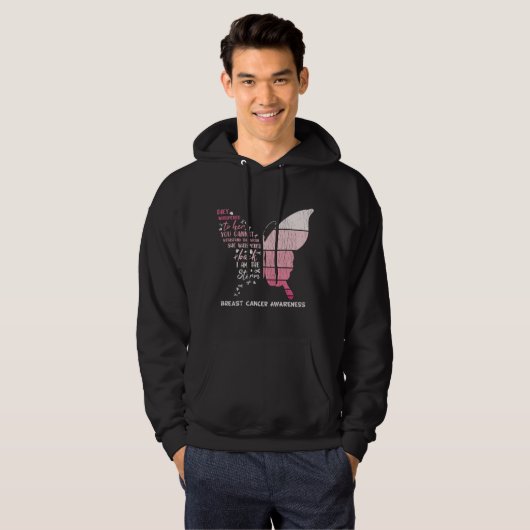 Schattige ben ik de overlevende van de borstkanker hoodie (Voorkant volledig)
