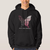 Schattige ben ik de overlevende van de borstkanker hoodie (Voorkant)