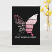 Schattige ben ik de overlevende van de borstkanker kaart (Gele Bloem)