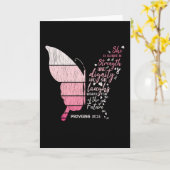 Schattige ben ik de overlevende van de borstkanker kaart (Gele Bloem)