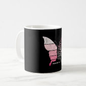 Schattige ben ik de overlevende van de borstkanker koffiemok (Voorkant links)