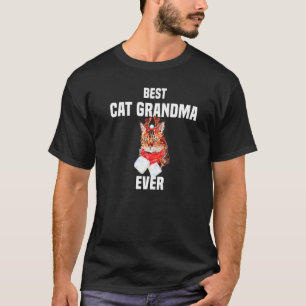 Schattige Bengaalse Kat Rendier Kostuum Beste Kat T-shirt