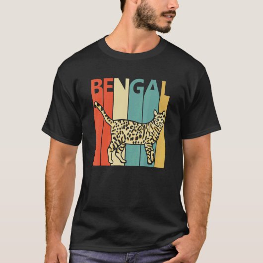 Schattige Bengaalse Kat T-shirt (Voorkant)