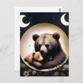 Schattige Beren Briefkaart (Voorkant / Achterkant)