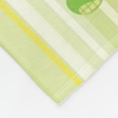 Schattige beren fleece deken (Hoek)