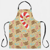 SCHATTIGE BEREN GEZICHT EN KERSTSNOEPJES SCHORT (Voorkant)