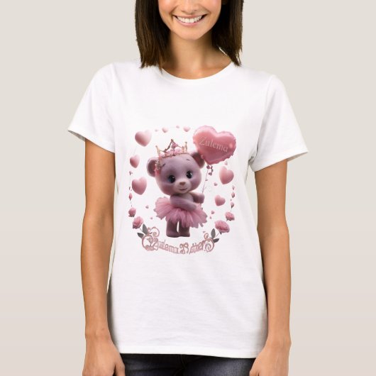 Schattige Beren hart T-shirt (Voorkant)