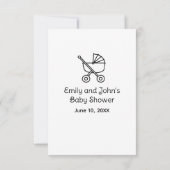 Schattige Beren hoofd luier raffle behuizing Kaart (Achterkant)