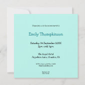 Schattige Beren paraplu botanische jongen Baby sho Kaart (Achterkant)