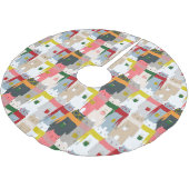 Schattige Beren Polyester Tree Skirt Kerstboom Rok (Gekanteld)