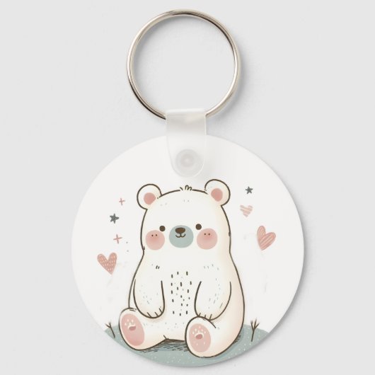 Schattige Beren Sleutelhanger – Schattig Dierenacc (Achterkant)