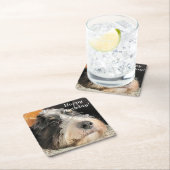 Schattige Bernedoodle Kartonnen Onderzetters (Insitu)