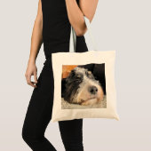 Schattige Bernedoodle Tote Bag (Voorkant (product))