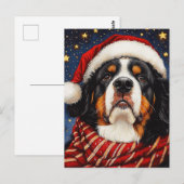 Schattige Berner Sennenhond Briefkaart (Voorkant / Achterkant)