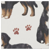 Schattige Berner Sennenhond Stof (Close Up)