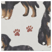 Schattige Berner Sennenhond Stof (Close Up)