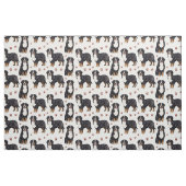 Schattige Berner Sennenhond Stof (Fat Quarter)