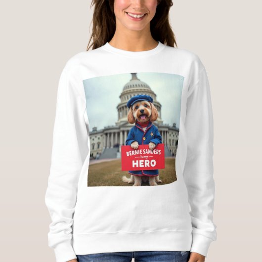 Schattige Bernie Sanders is mijn held Trui (Voorkant)