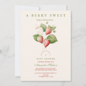 Schattige Berry Sweet Baby shower Kaart (Voorkant)
