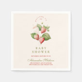 Schattige Berry Sweet Baby shower Servet (Voorkant)