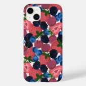 Schattige bessen patroon Case-Mate iPhone case (Achterkant)