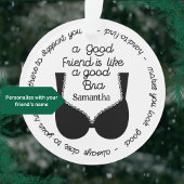 Schattige Best Friend cadeau, als een goede bh Ornament