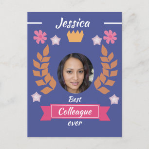 schattige beste collega ooit beste medewerker - ba briefkaart