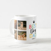 Schattige Beste Hond Papa Koffiemok (Voorkant links)