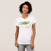 Schattige beste kat moeder ooit dames top T-shirt (Voorkant volledig)
