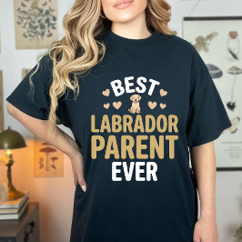 Schattige beste labrador-ouder ooit Geel Lab-liefh T-shirt