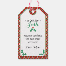 Schattige · Beste Mam Ooit · Liefde Mam · Voor Kin Cadeaulabel