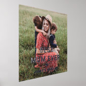 Schattige BESTE MAMA OOIT Hart Moederdag Foto Folie Afdrukken (Laagn)