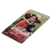 Schattige BESTE MAMA OOIT Hart Moederdag Foto Magneet (Linkerzijde)