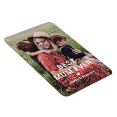 Schattige BESTE MAMA OOIT Hart Moederdag Foto Magneet (Rechterzijde)