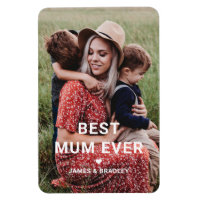 Schattige BESTE MAMA OOIT Hart Moederdag Foto