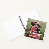 Schattige beste mama ooit hart Moederdag foto Notitieboek (Binnen)