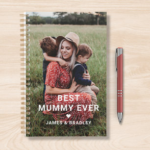 Schattige beste mama ooit hart Moederdag foto Planner