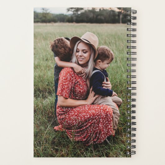 Schattige beste mama ooit hart Moederdag foto Planner (Achterkant)