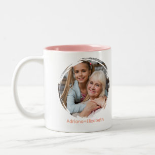 Schattige Beste Moeder Ooit Namen van Kinderen Fot Tweekleurige Koffiemok