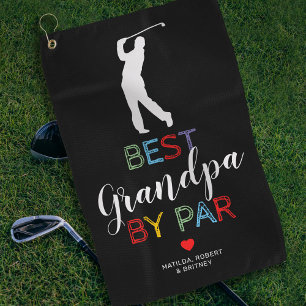 Schattige Beste Opa By Par Golf Handdoek