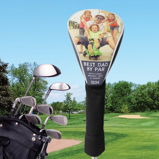 Schattige Beste Pap Door Par Custom Photo Golf Hea Golfheadcover