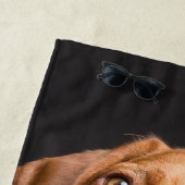 Schattige Beste Papa van Par Dog Foto Strandlaken (In situ)