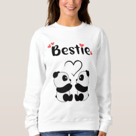 Schattige Beste Vriend Pandas Grafische Trui